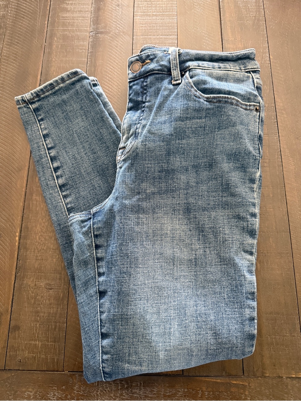 Cosmic Blue Love Stitch Fix Classic Midwash Skinny Jeans 31P